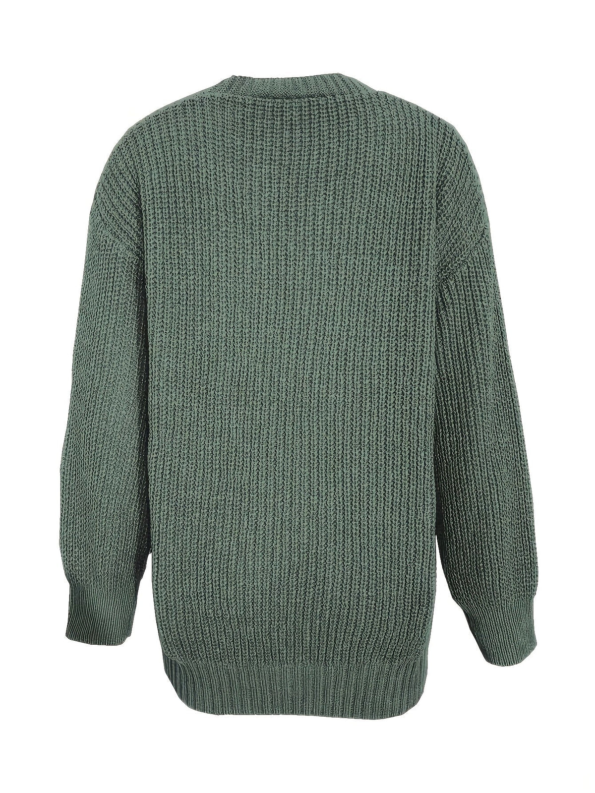 Relaxed Button-Front Cardigan in Soft Knit for Casual Wear - Satinni