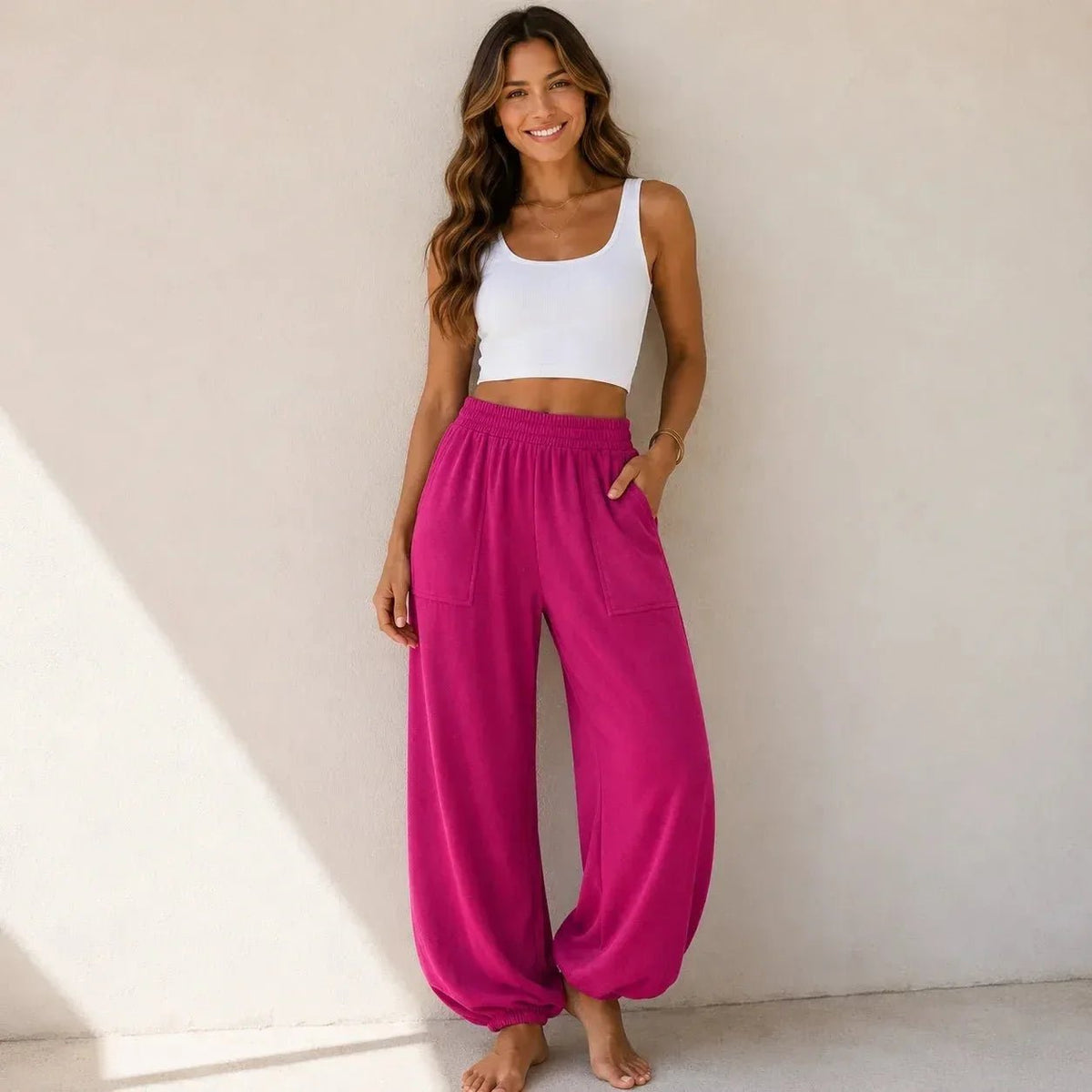 Relaxed Wide Leg Pants – Casual Comfort, Everyday Wear