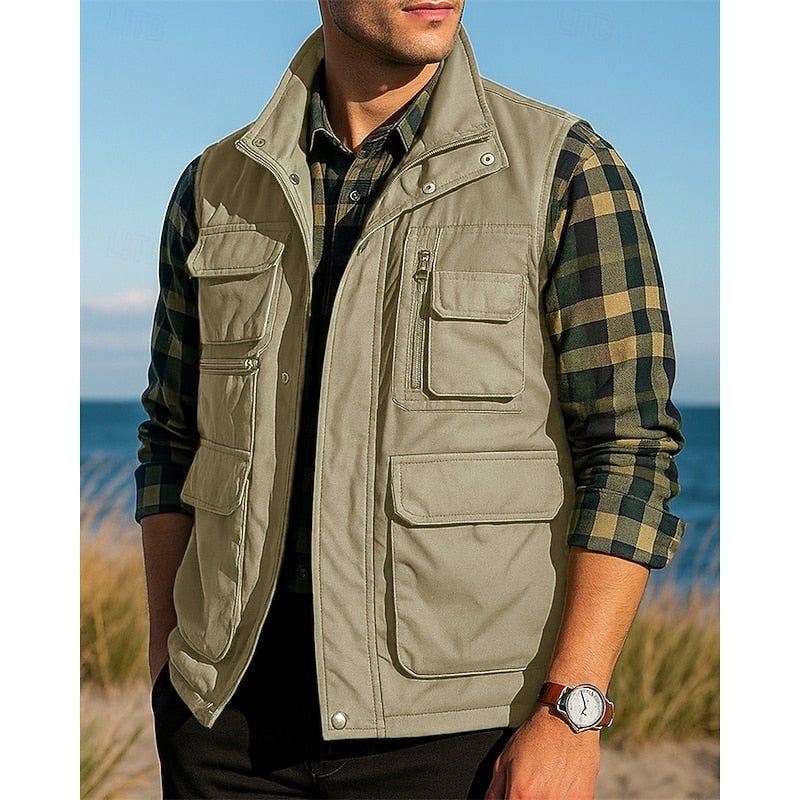 Rugged Utility Vest for Outdoor Work | Durable Fabric | Versatile Design - Satinni