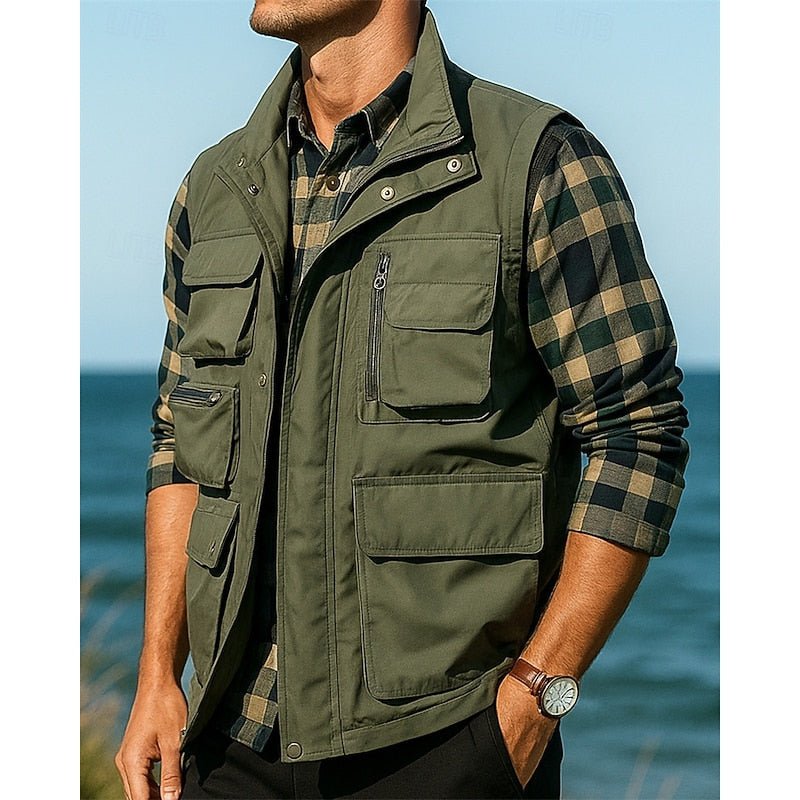 Rugged Utility Vest for Outdoor Work | Durable Fabric | Versatile Design - Satinni