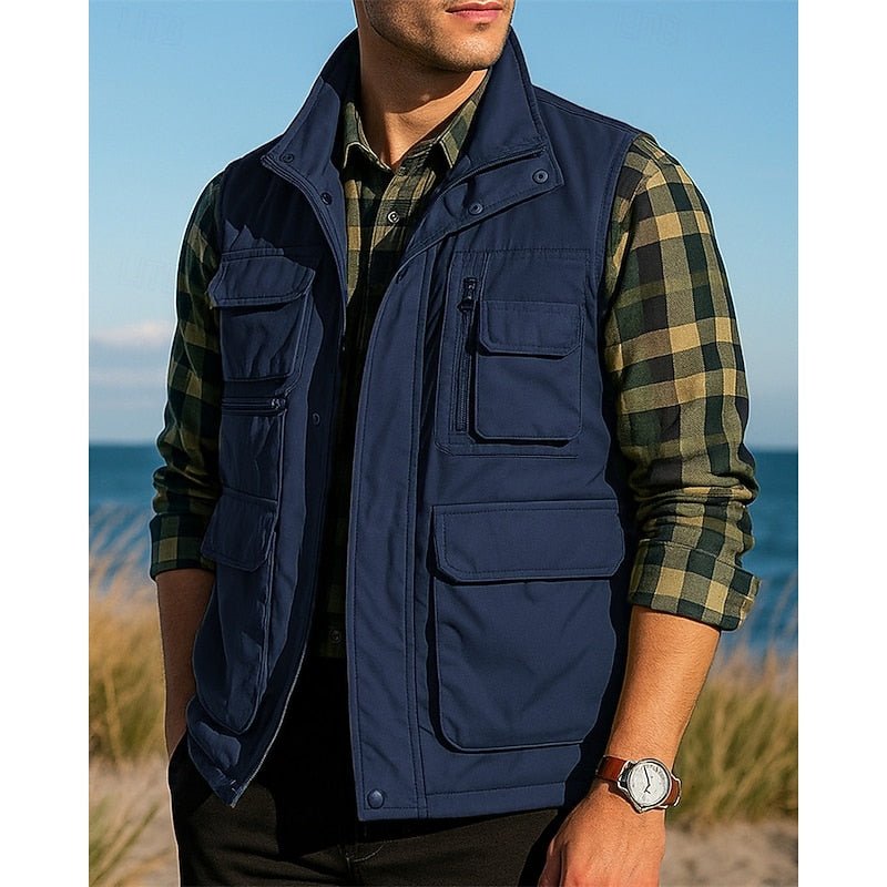 Rugged Utility Vest for Outdoor Work | Durable Fabric | Versatile Design - Satinni