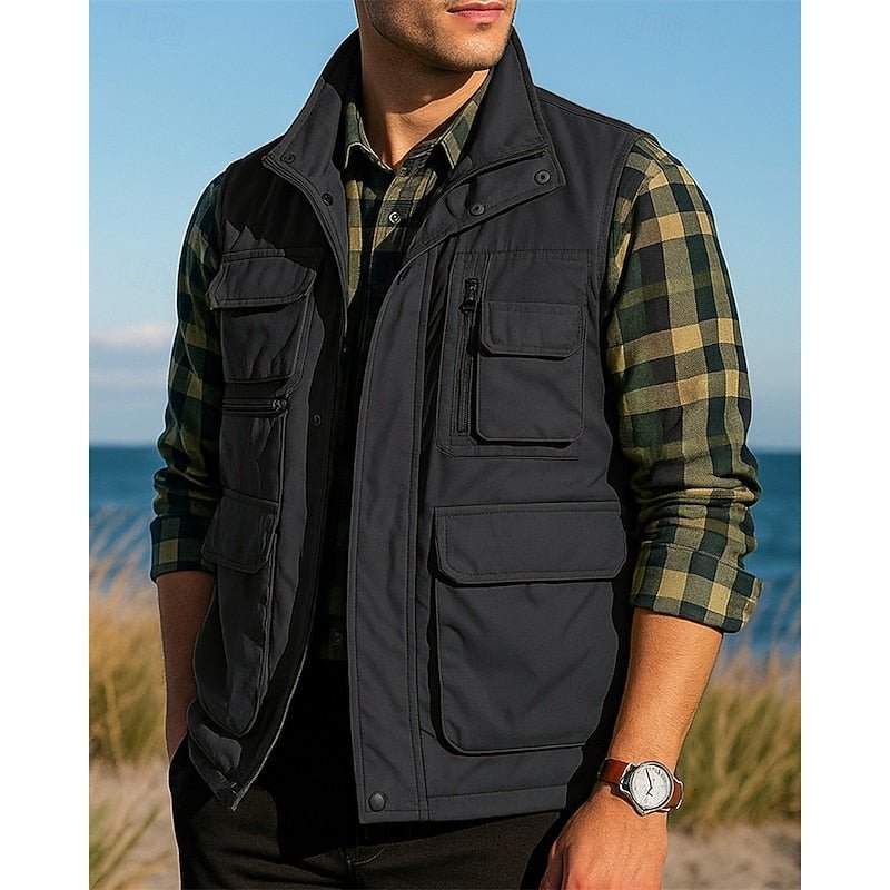 Rugged Utility Vest for Outdoor Work | Durable Fabric | Versatile Design - Satinni