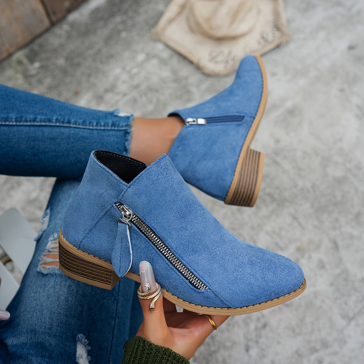 Side-Zip Ankle Boots for Everyday Wear | Comfortable and Stylish Design - Satinnis