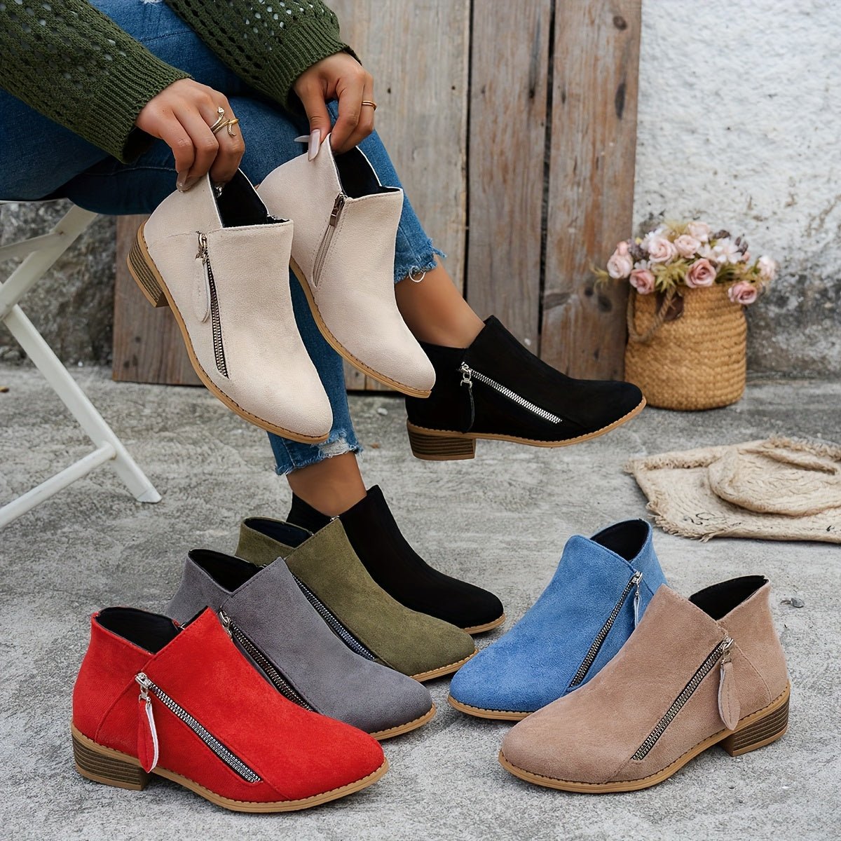 Side-Zip Ankle Boots for Everyday Wear | Comfortable and Stylish Design - Satinnis