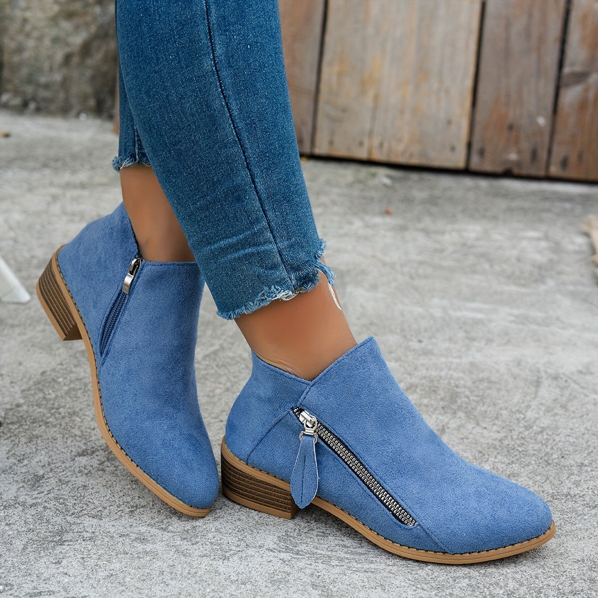 Side-Zip Ankle Boots for Everyday Wear | Comfortable and Stylish Design - Satinnis
