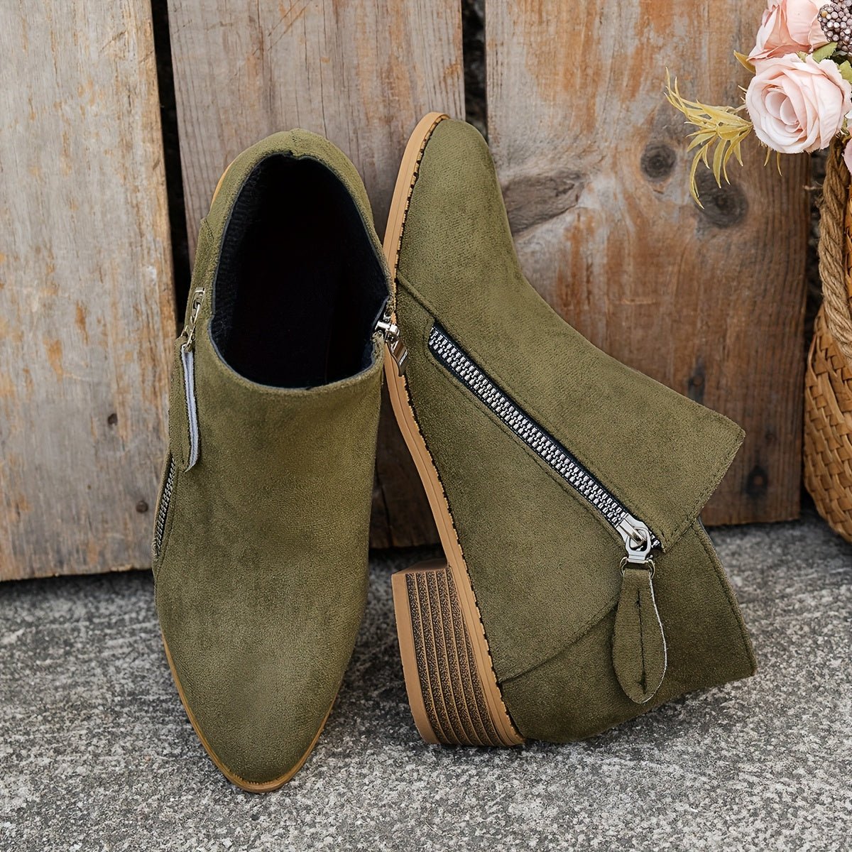 Side-Zip Ankle Boots for Everyday Wear | Comfortable and Stylish Design - Satinnis