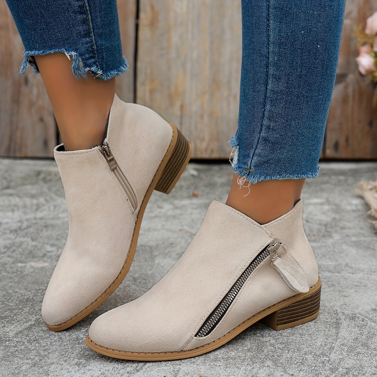 Side-Zip Ankle Boots for Everyday Wear | Comfortable and Stylish Design - Satinnis