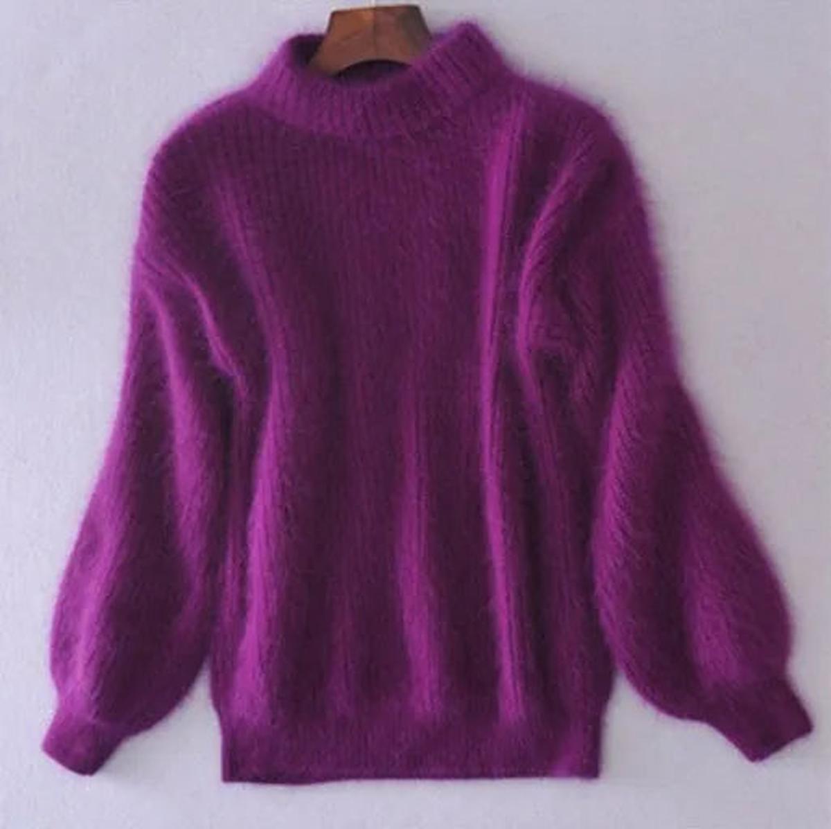 Soft High-Neck Sweater in Cozy Knit for Casual Wear and Layering - Satinni