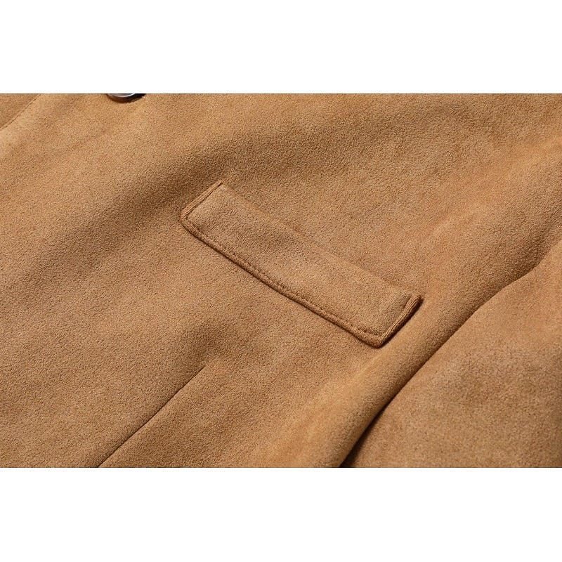 Soft Stand-Collar Jacket for Men | Comfortable Casual Outerwear in Versatile Colors - Satinnis