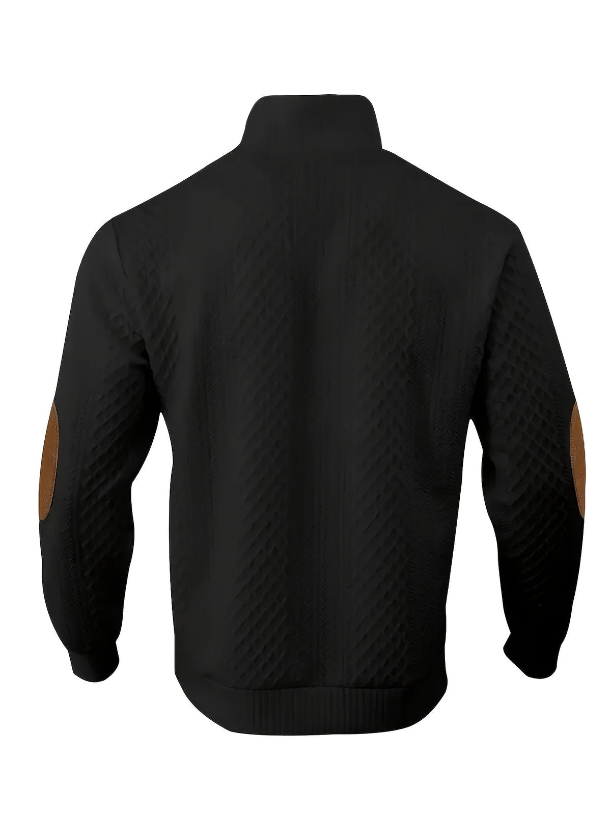 Stand Collar Button Henley Sweater for Men | Comfortable Knit Casual Wear - Satinni