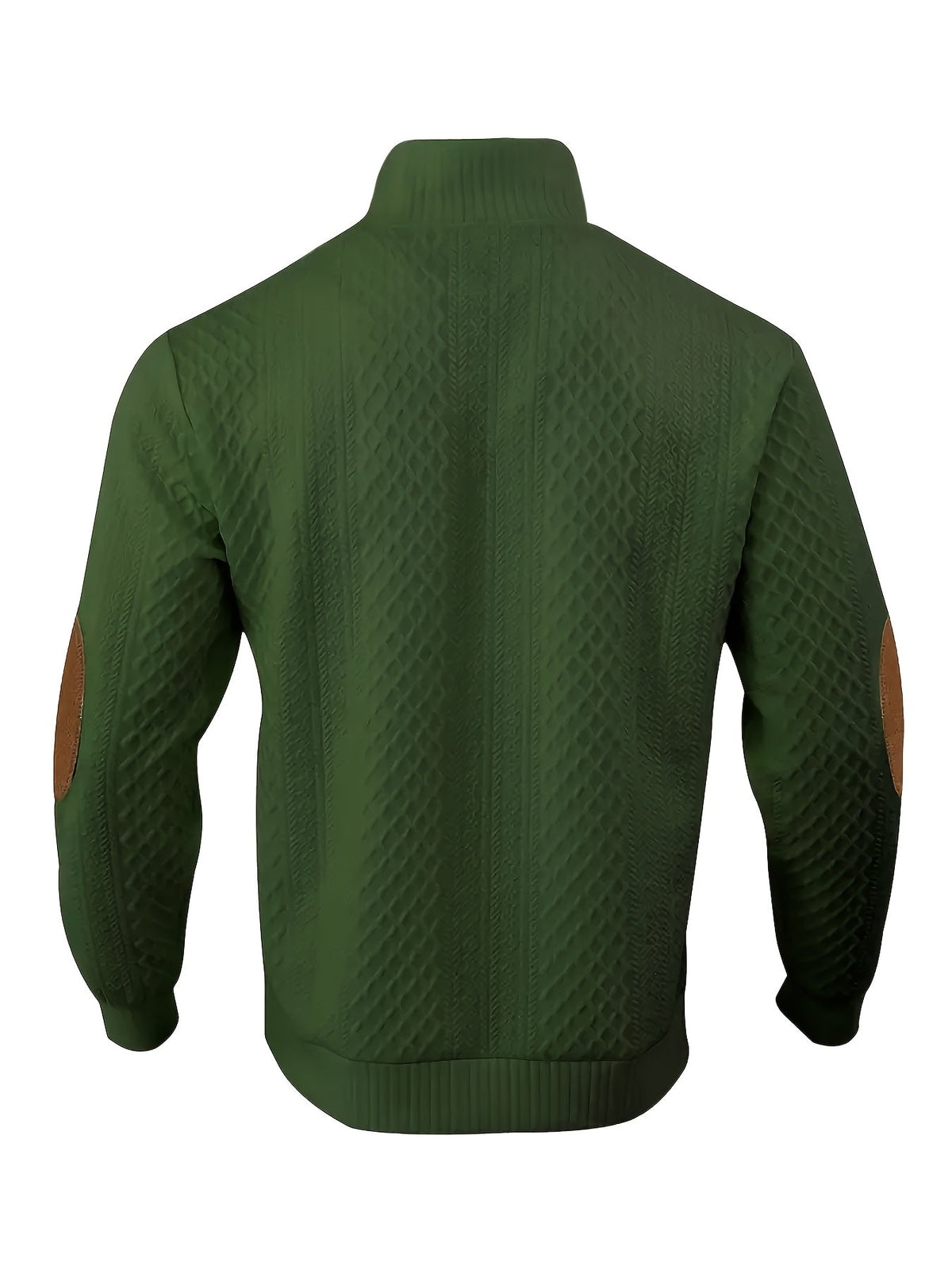 Stand Collar Button Henley Sweater for Men | Comfortable Knit Casual Wear - Satinni