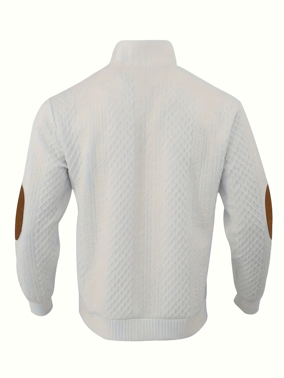 Stand Collar Button Henley Sweater for Men | Comfortable Knit Casual Wear - Satinni