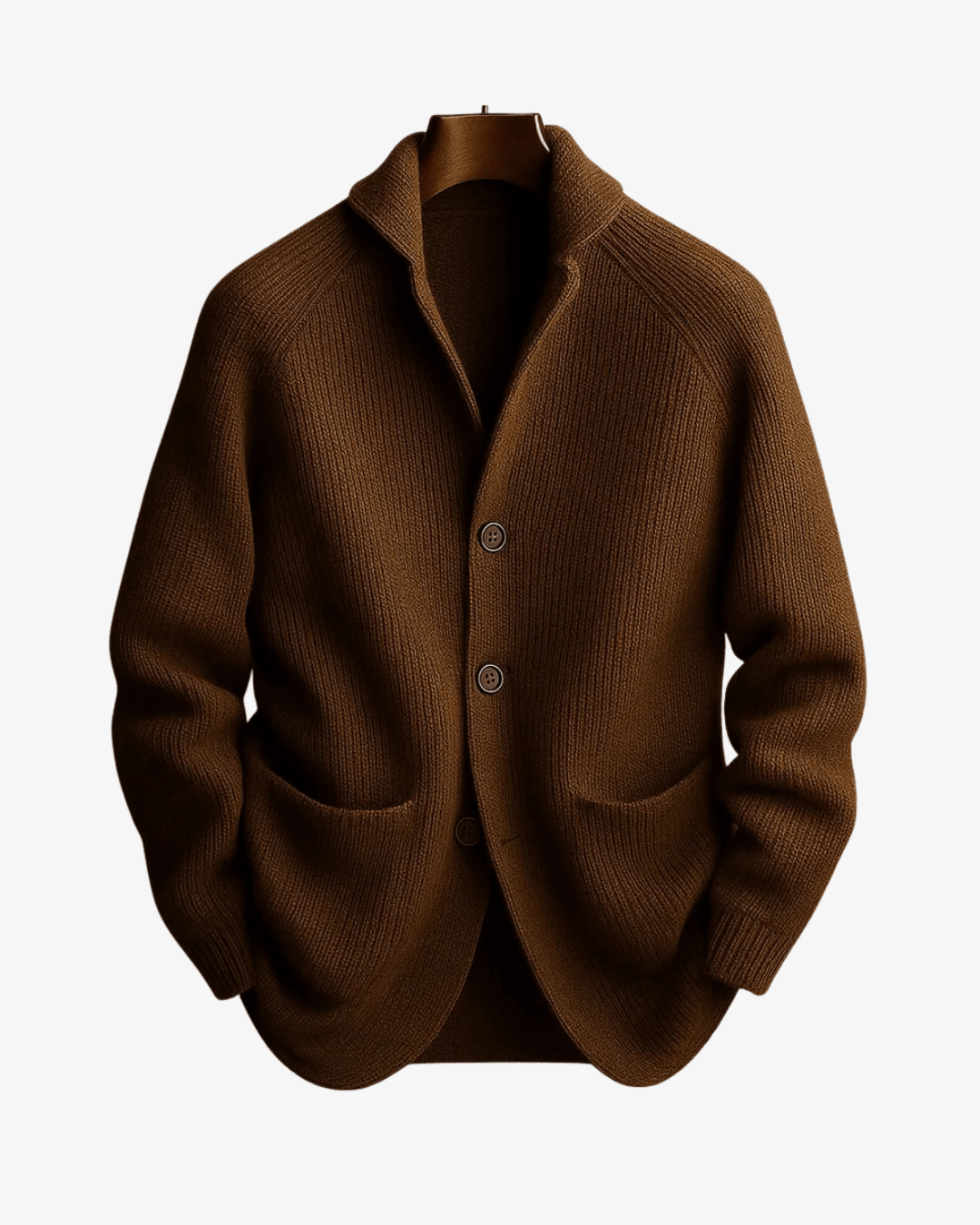 Tailored Knit Cardigan with Button Front for Casual Wear - Satinni