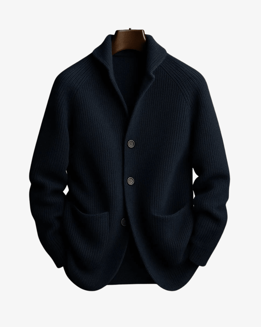Tailored Knit Cardigan with Button Front for Casual Wear - Satinni