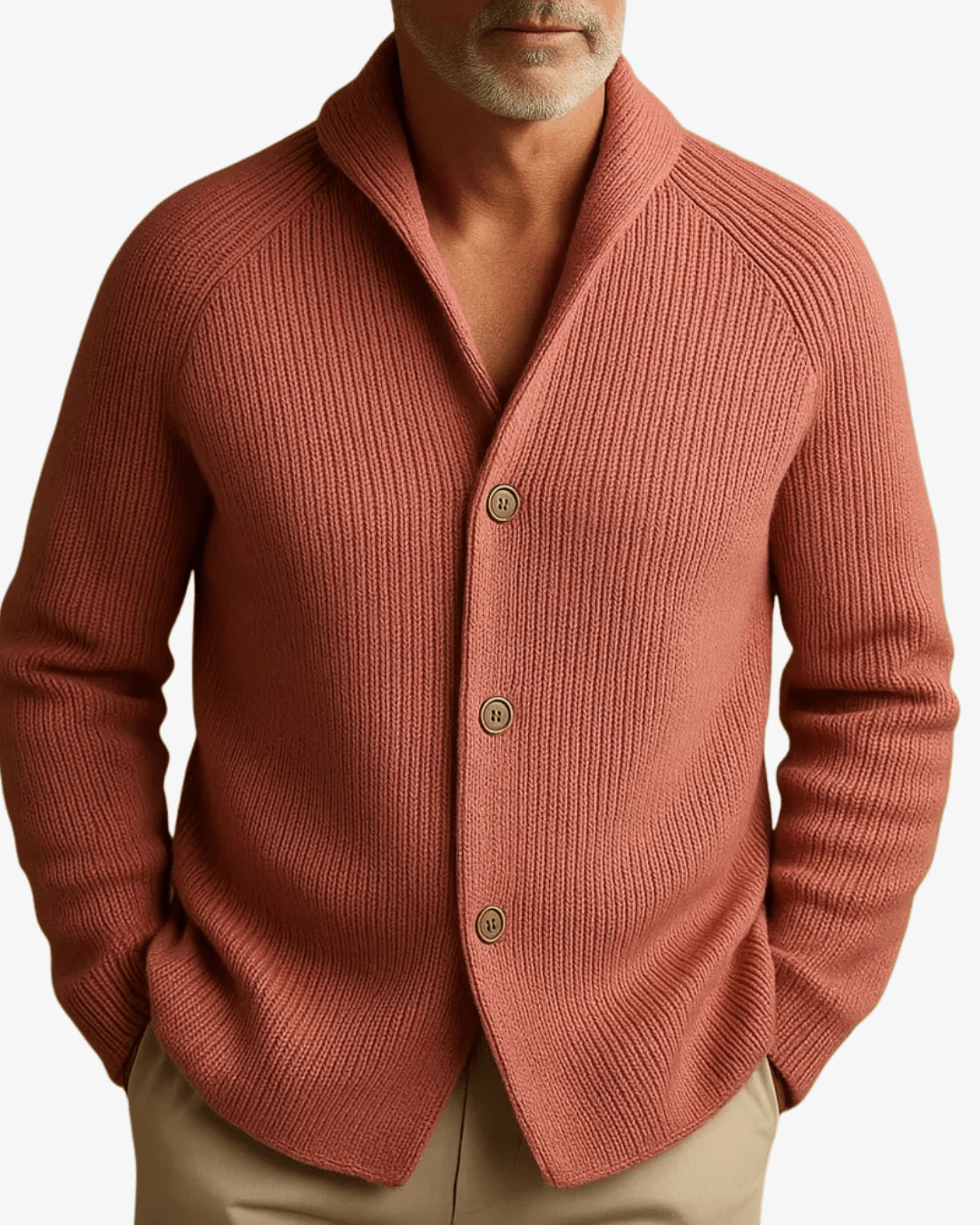 Tailored Knit Cardigan with Button Front for Casual Wear - Satinni