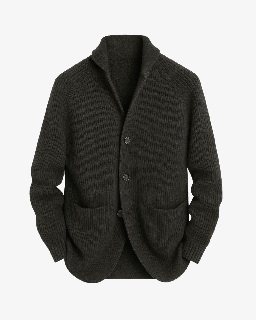 Tailored Knit Cardigan with Button Front for Casual Wear - Satinni