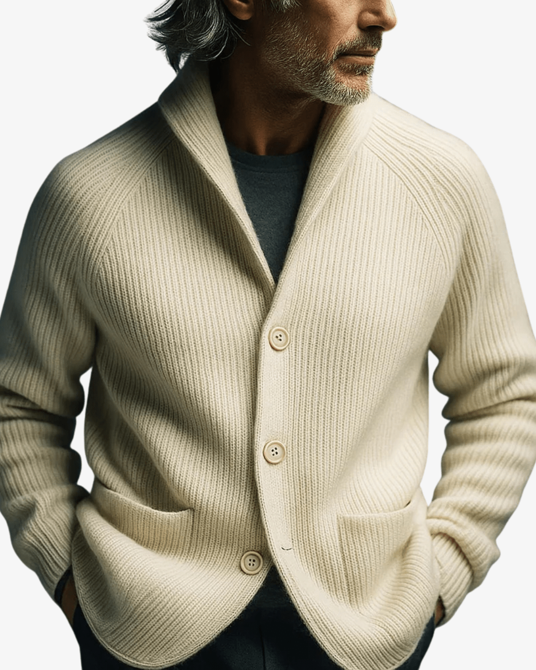 Tailored Knit Cardigan with Button Front for Casual Wear - Satinni