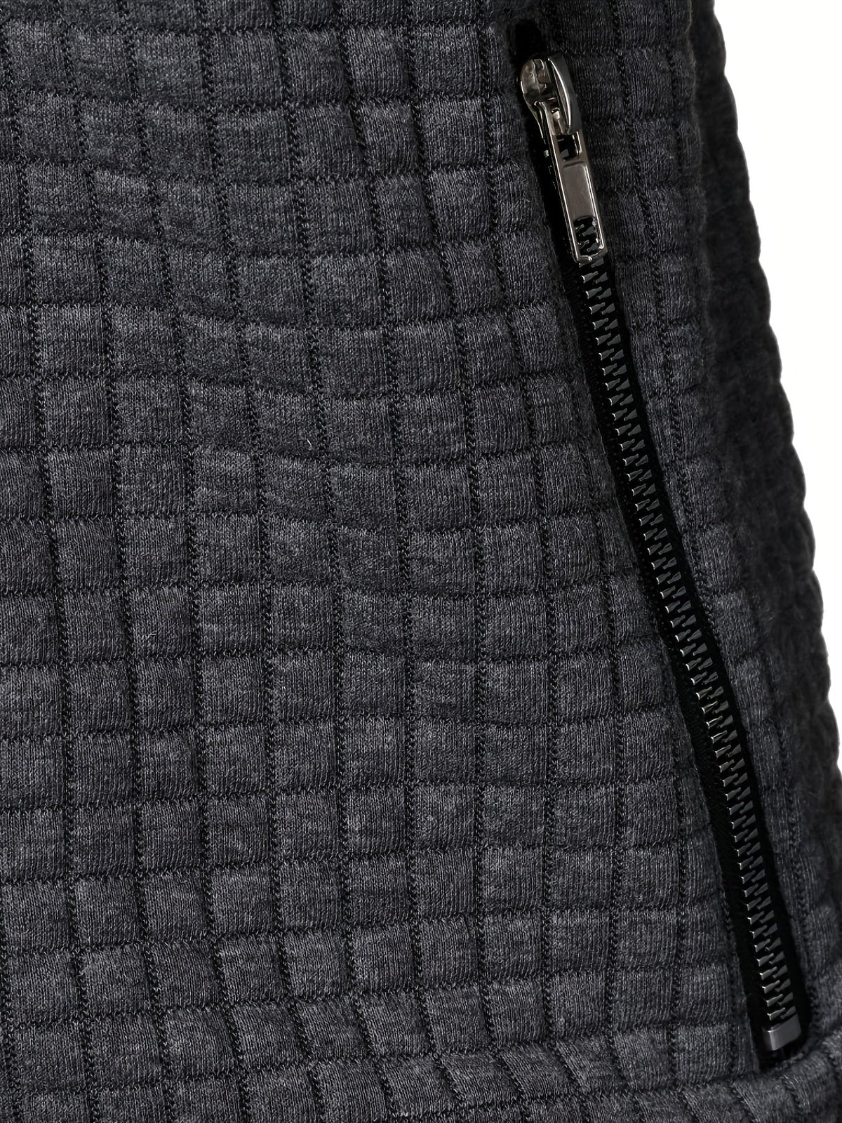 Textured Stand-Collar Jacket for Men | Casual Outerwear | Versatile Style - Satinni