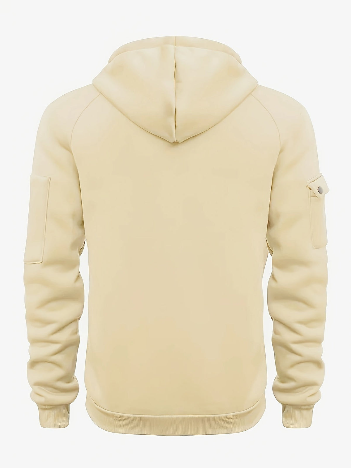Utility Quarter-Zip Hoodie for Men | Comfortable Cotton Blend | Casual Wear - Satinnis