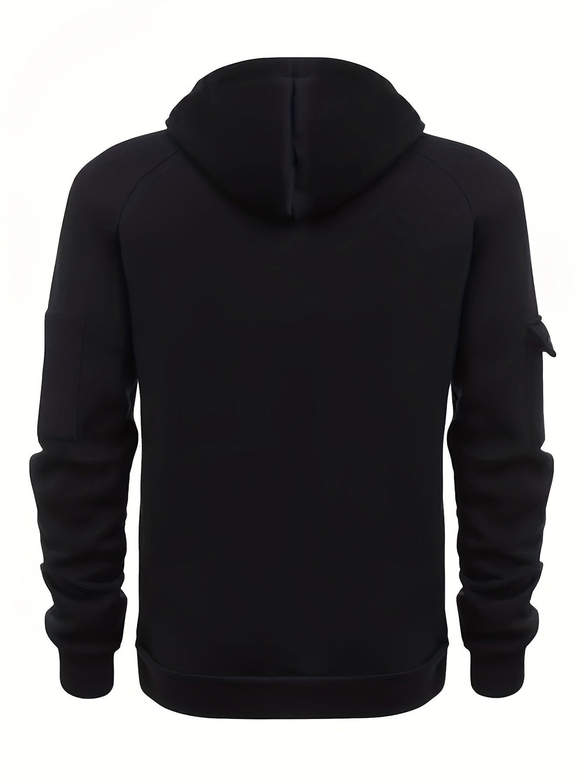Utility Quarter-Zip Hoodie for Men | Comfortable Cotton Blend | Casual Wear - Satinnis