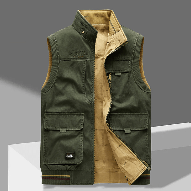 Utility Vest for Men | Durable Fabric | Versatile Outdoor Wear - Satinni