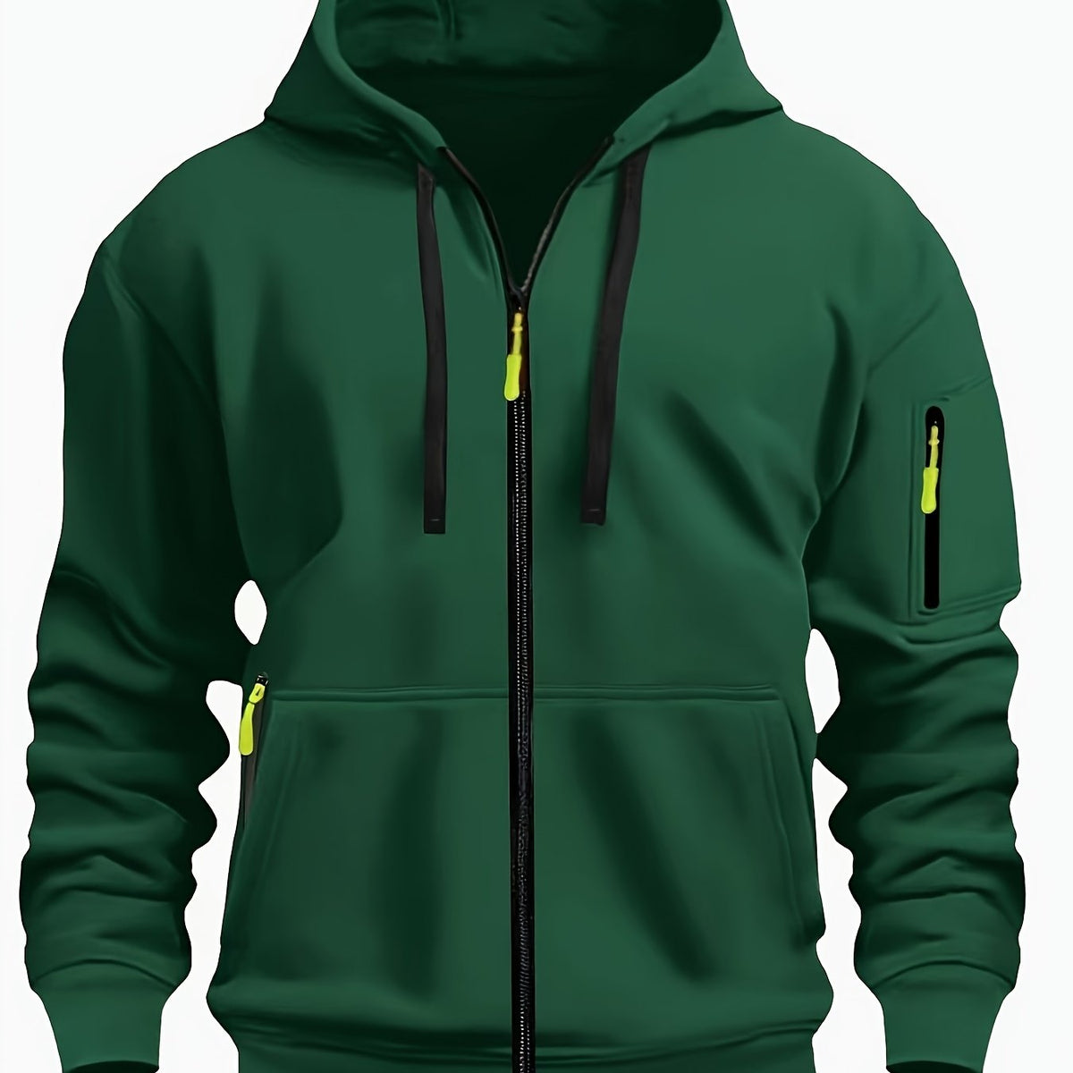 Zip-Up Hoodie for Everyday Wear | Comfortable Cotton Blend | Casual Style - Satinni