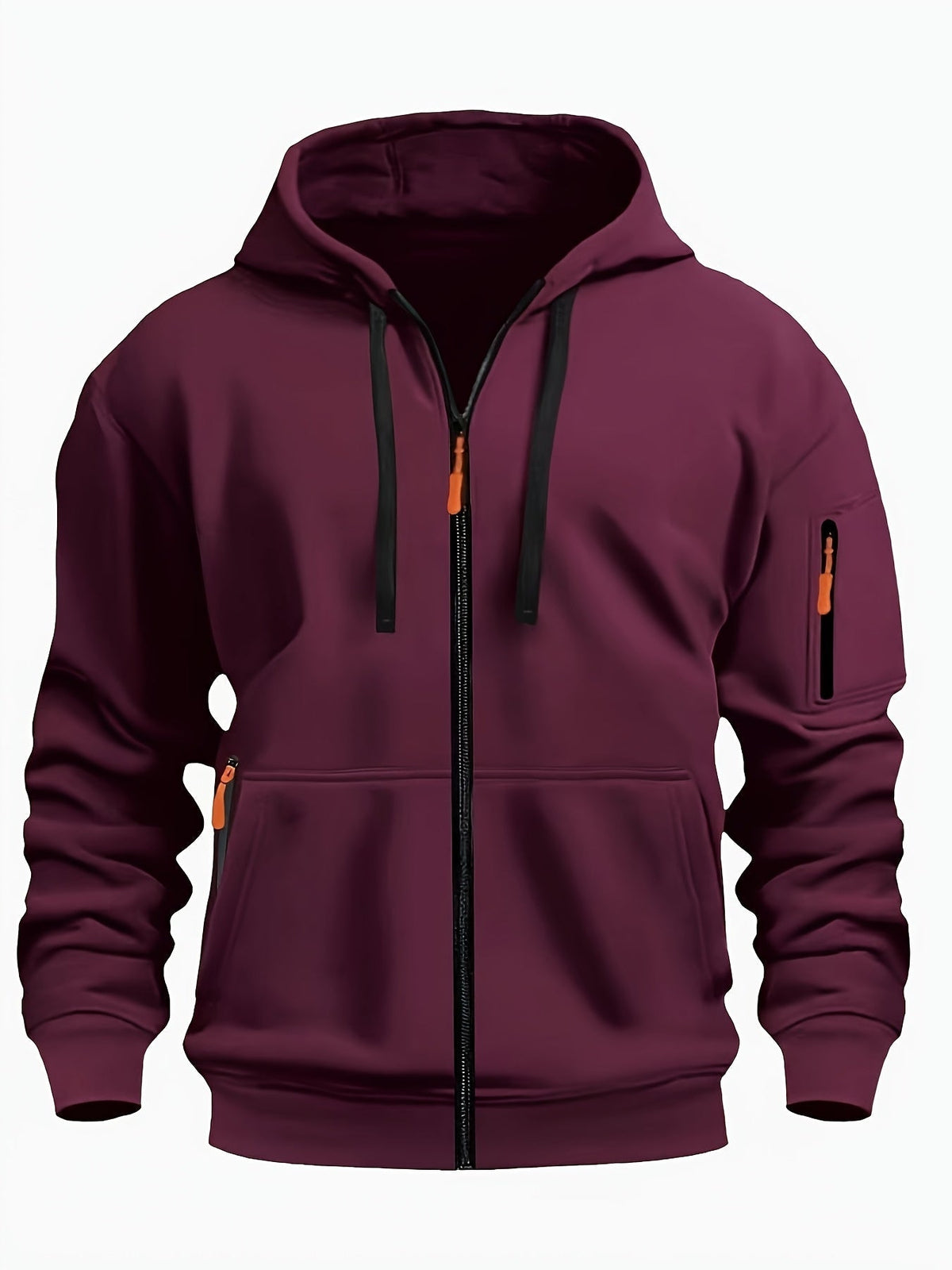 Zip-Up Hoodie for Everyday Wear | Comfortable Cotton Blend | Casual Style - Satinni