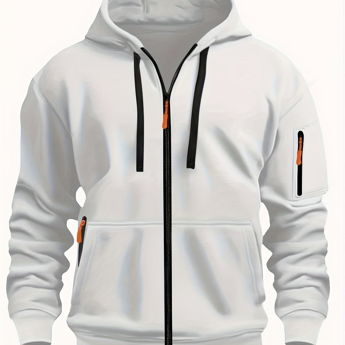 Zip-Up Hoodie for Everyday Wear | Comfortable Cotton Blend | Casual Style - Satinni