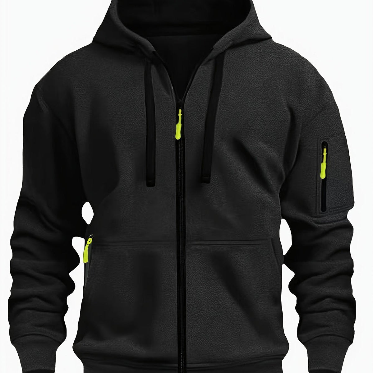 Zip-Up Hoodie for Everyday Wear | Comfortable Cotton Blend | Casual Style - Satinni