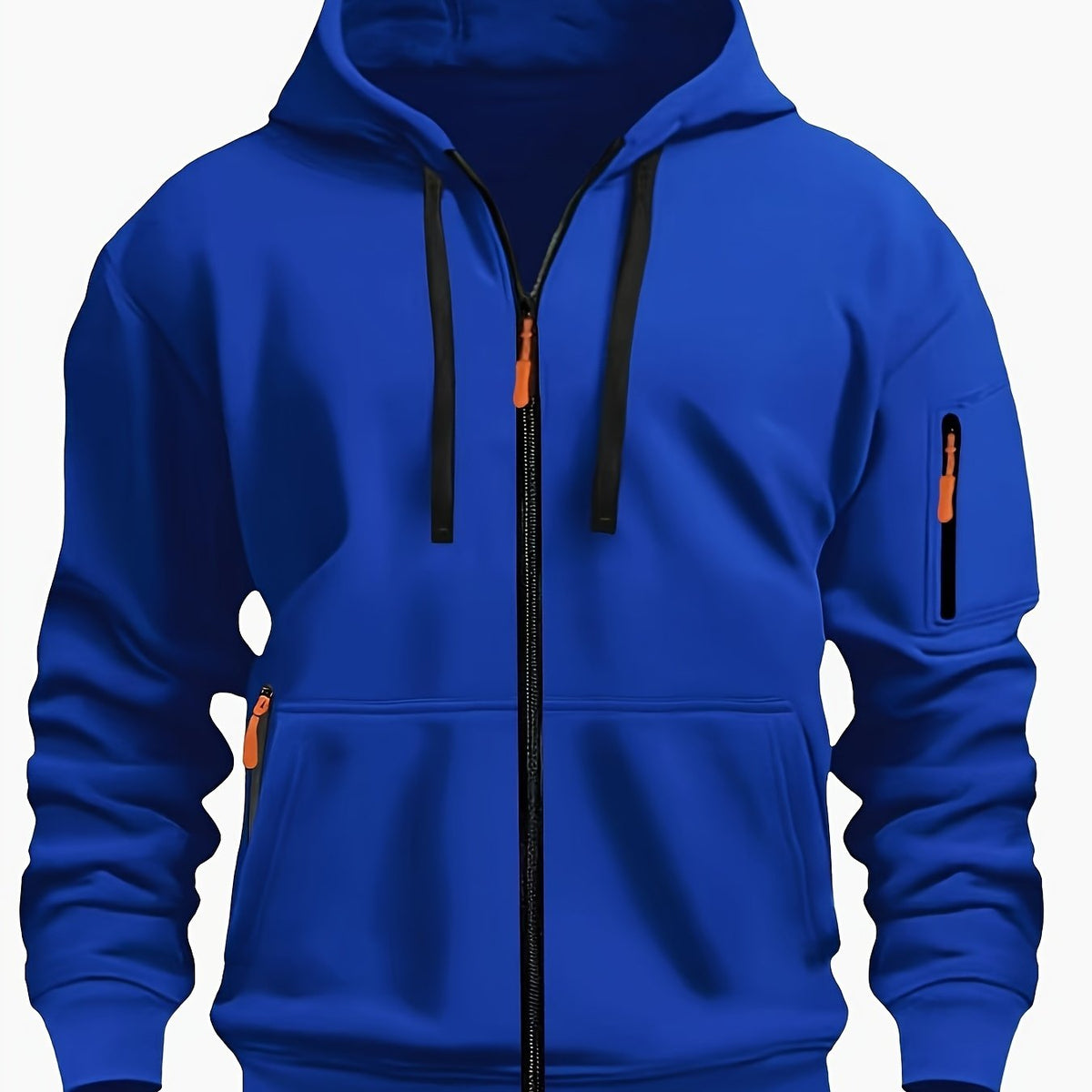 Zip-Up Hoodie for Everyday Wear | Comfortable Cotton Blend | Casual Style - Satinni