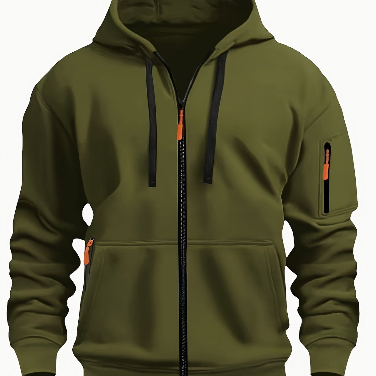 Zip-Up Hoodie for Everyday Wear | Comfortable Cotton Blend | Casual Style - Satinni
