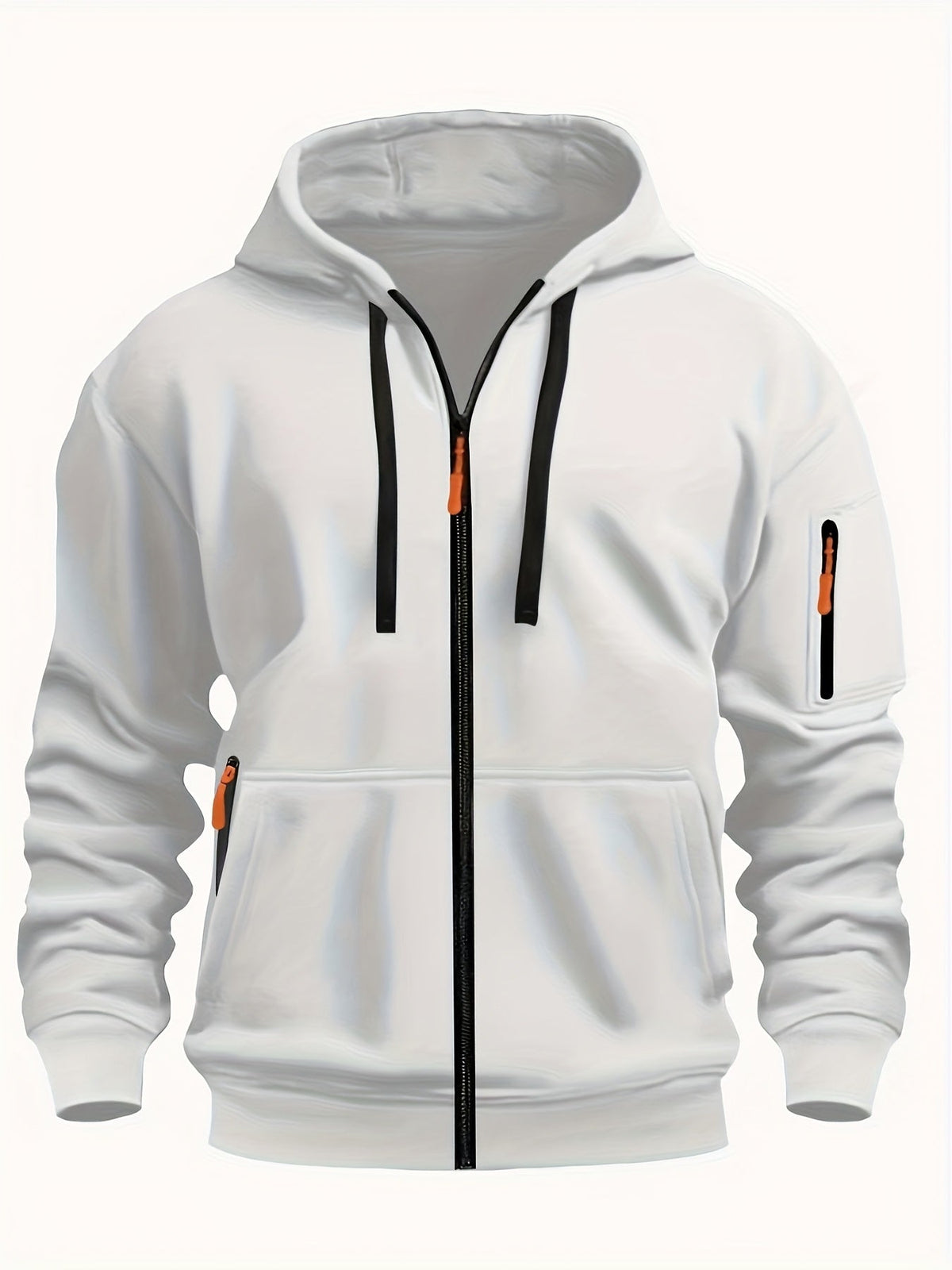 Zip-Up Hoodie for Everyday Wear | Comfortable Cotton Blend | Casual Style - Satinni