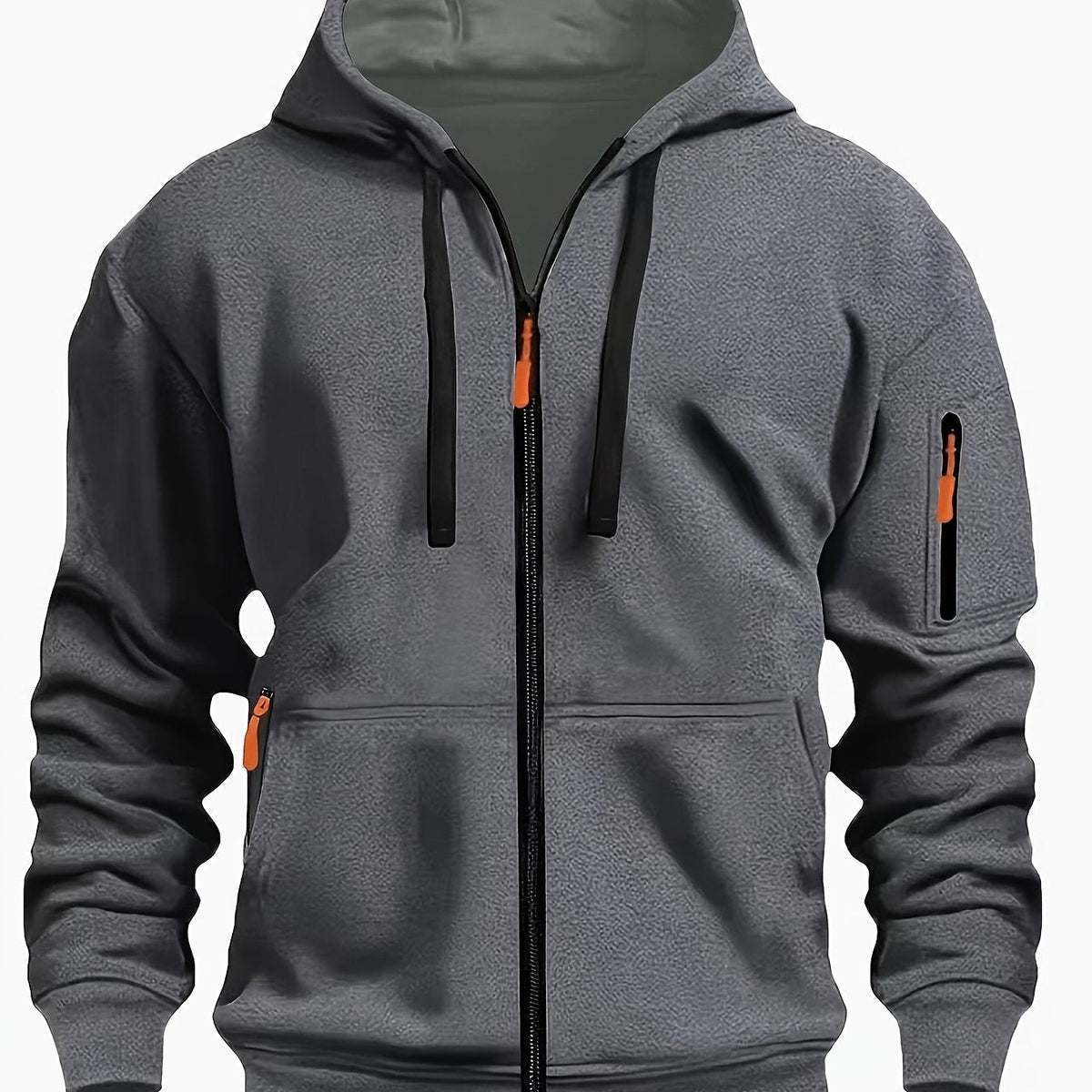 Zip-Up Hoodie for Everyday Wear | Comfortable Cotton Blend | Casual Style - Satinni