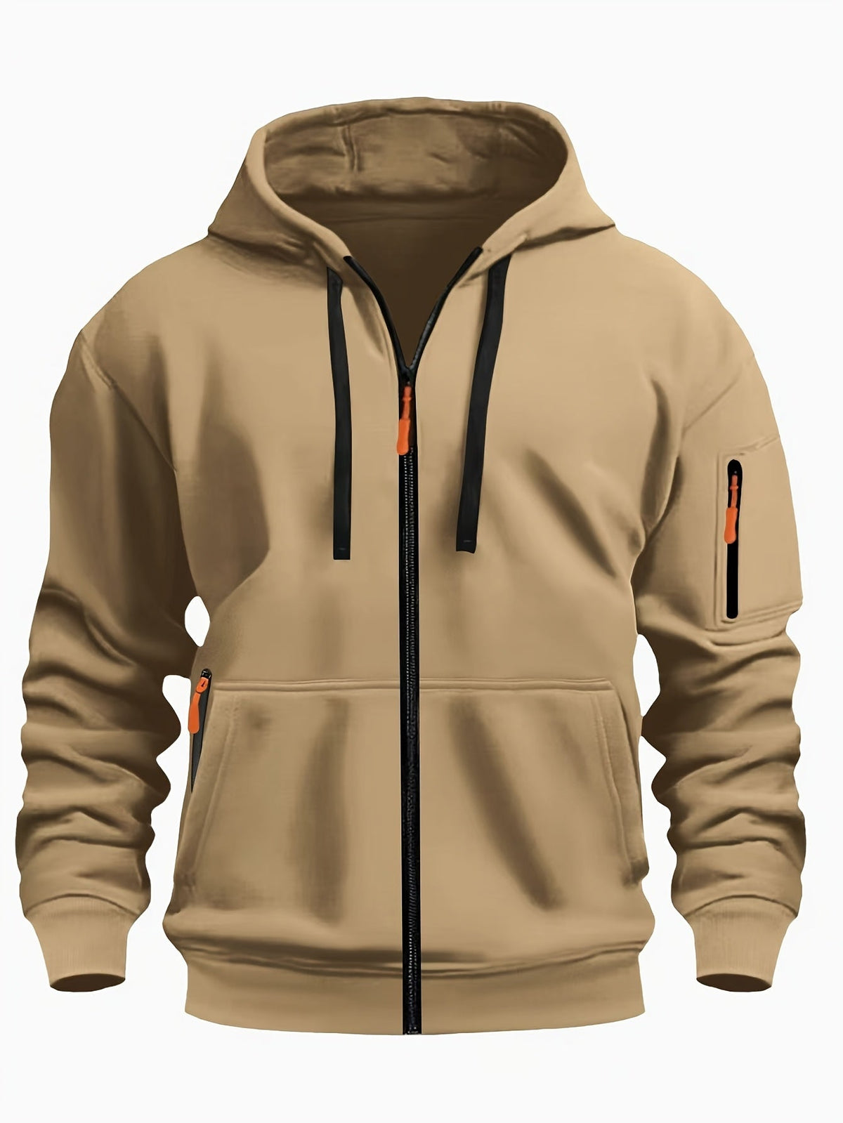 Zip-Up Hoodie for Everyday Wear | Comfortable Cotton Blend | Casual Style - Satinni
