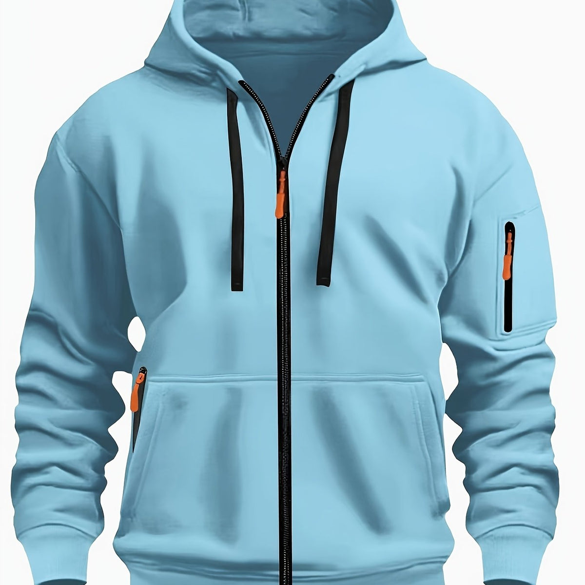 Zip-Up Hoodie for Everyday Wear | Comfortable Cotton Blend | Casual Style - Satinni