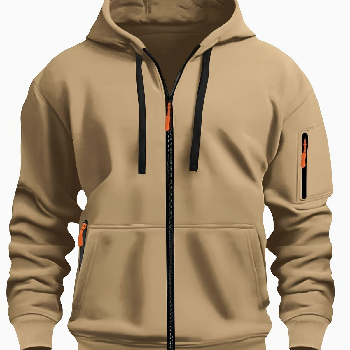 Zip-Up Hoodie for Everyday Wear | Comfortable Cotton Blend | Casual Style - Satinni