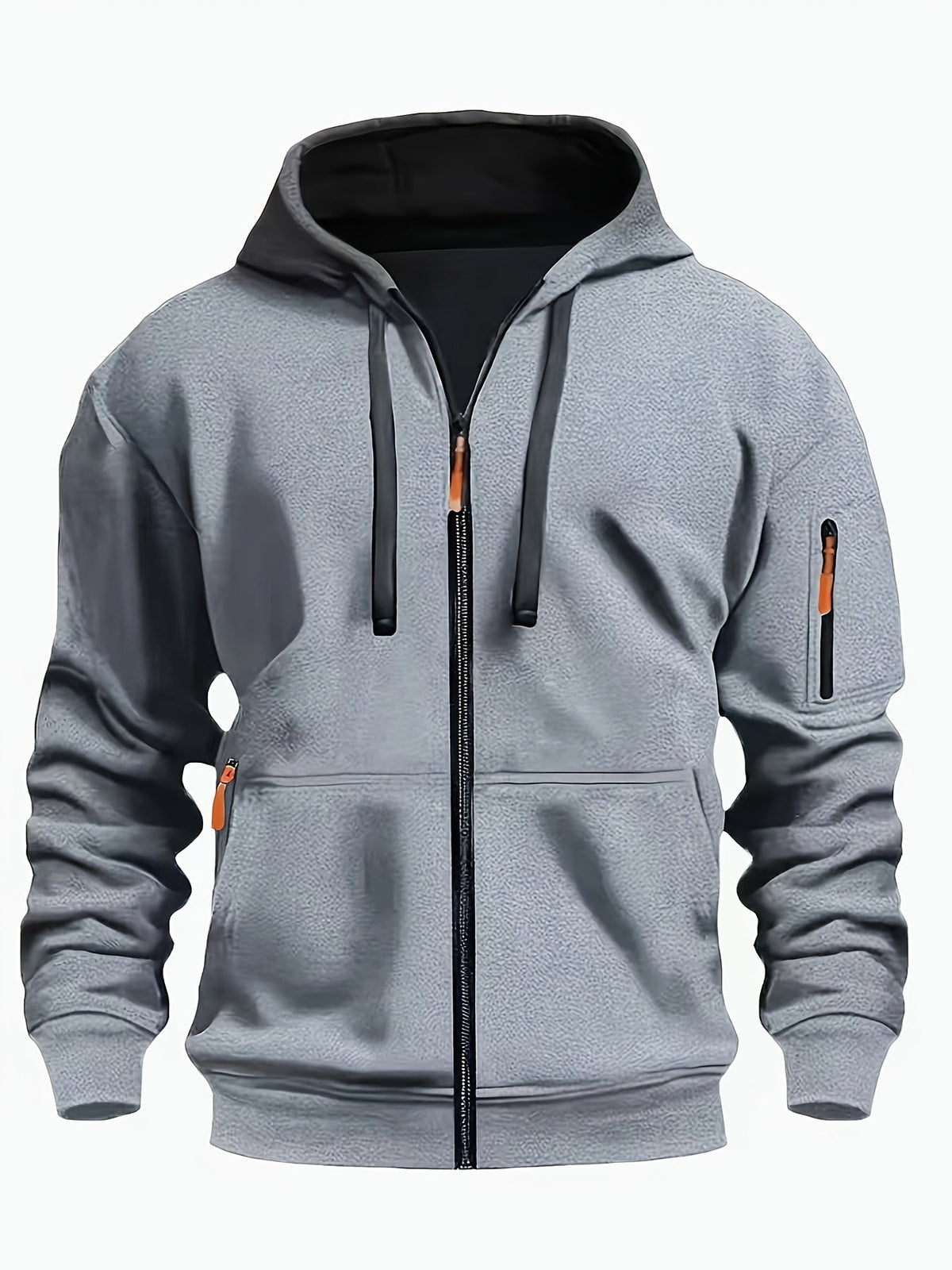 Zip-Up Hoodie for Everyday Wear | Comfortable Cotton Blend | Casual Style - Satinni