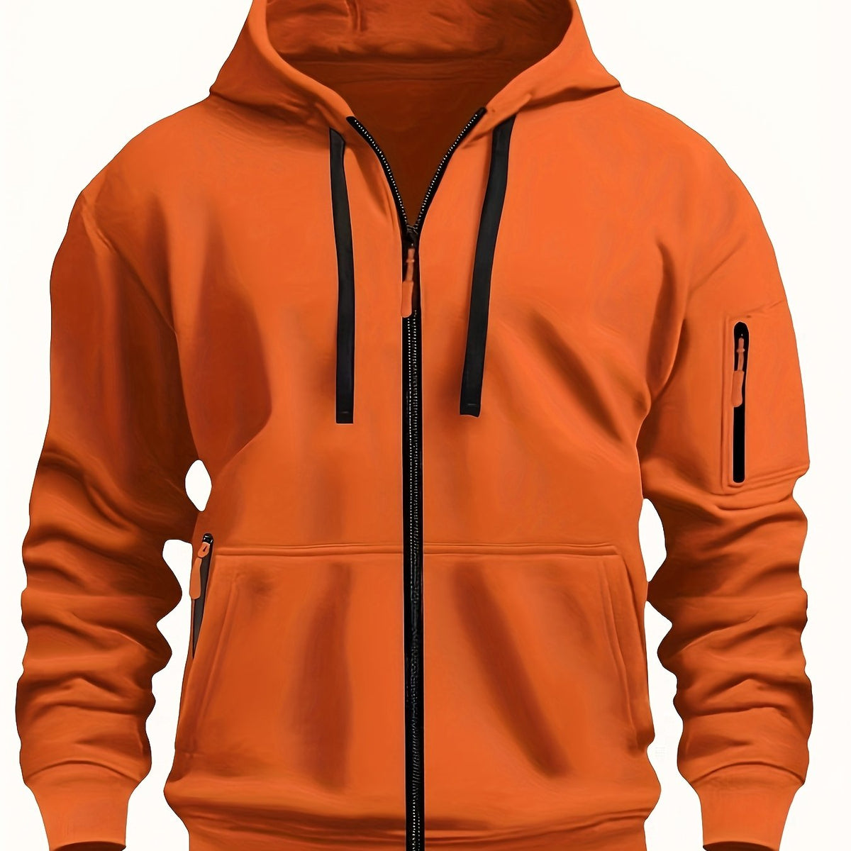 Zip-Up Hoodie for Everyday Wear | Comfortable Cotton Blend | Casual Style - Satinni