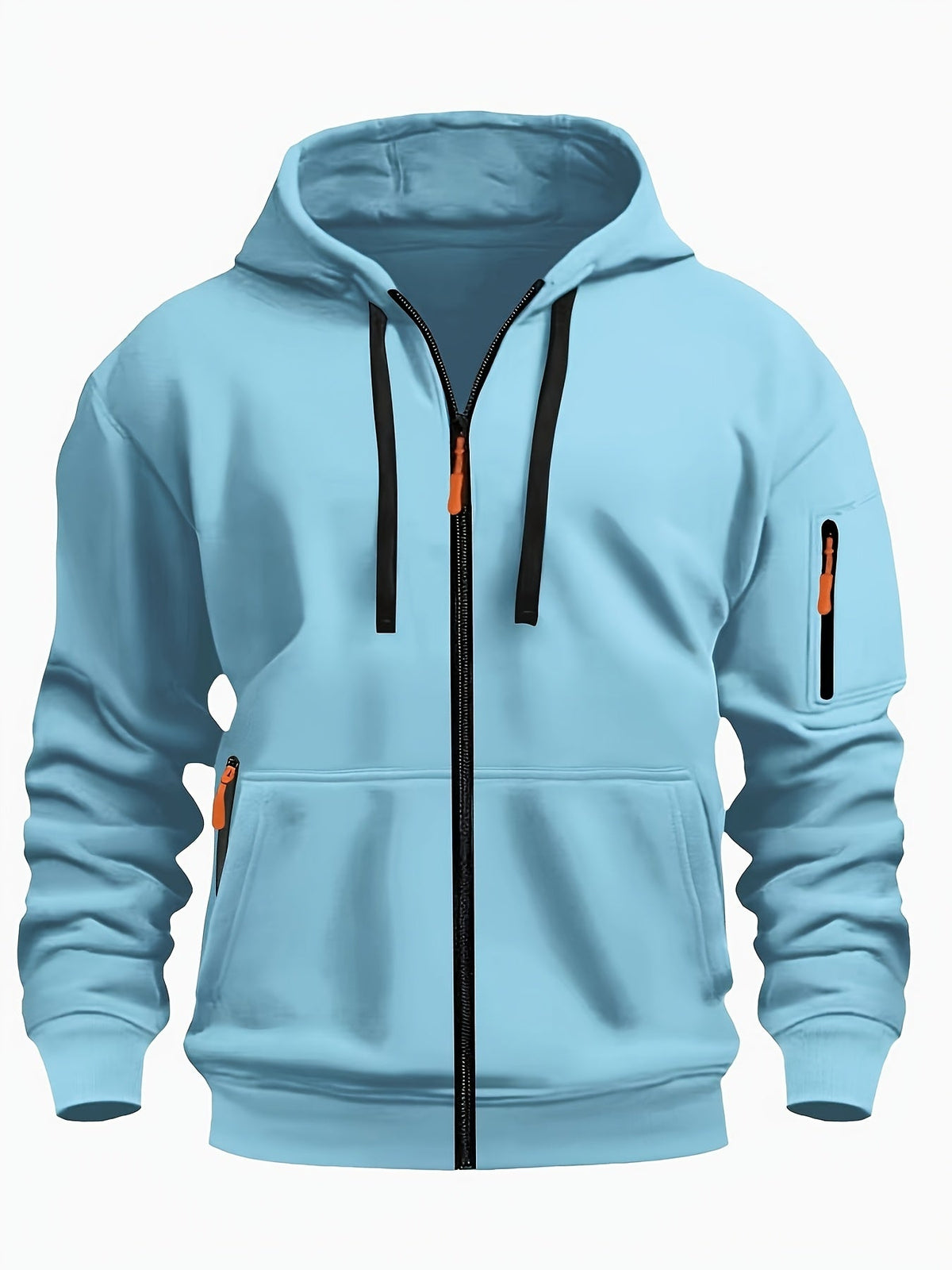Zip-Up Hoodie for Everyday Wear | Comfortable Cotton Blend | Casual Style - Satinni