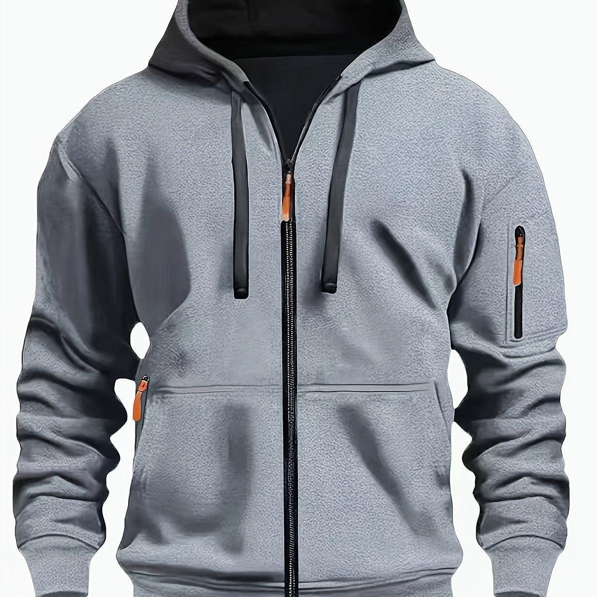 Zip-Up Hoodie for Everyday Wear | Comfortable Cotton Blend | Casual Style - Satinni